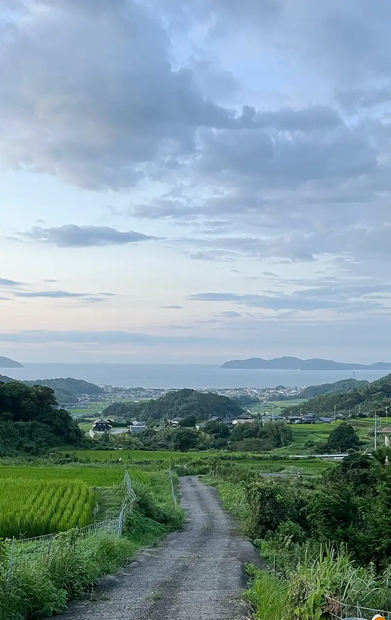 糸島市福吉の景観